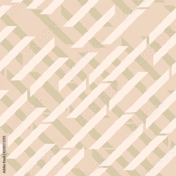 Fototapeta Abstract vector seamless pattern for textile, wallpaper, any surfase design