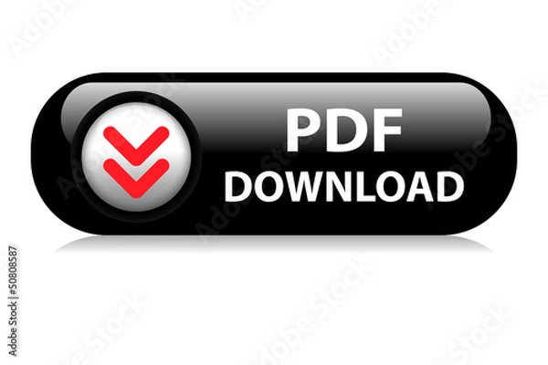 Obraz PDF Download black web button