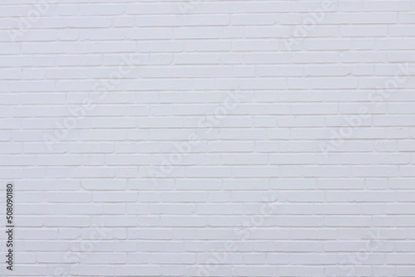 Fototapeta Empty White brick wall