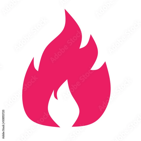 Obraz fire symbol icon vector illustration