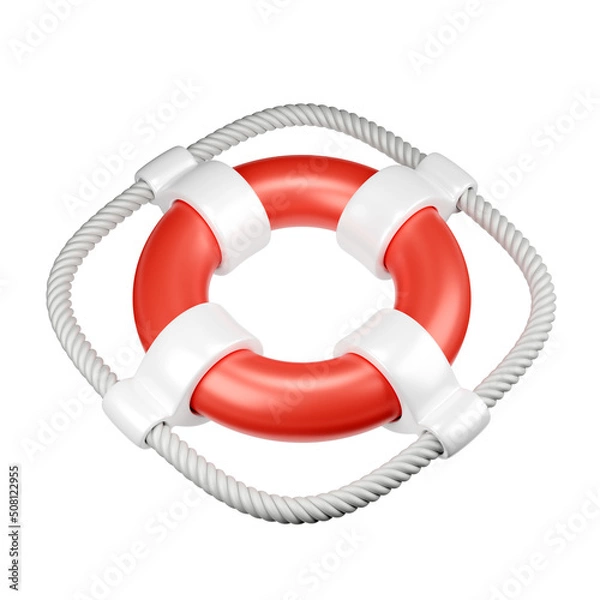 Obraz Lifebuoy circle, rescue services