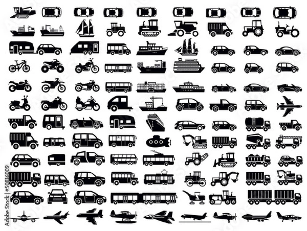 Obraz ikona transportu