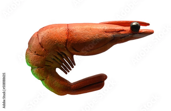 Obraz A plastic red royal shrimp