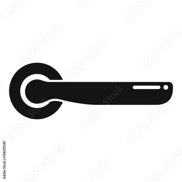 Fototapeta Door handle icon simple vector. Lock knob