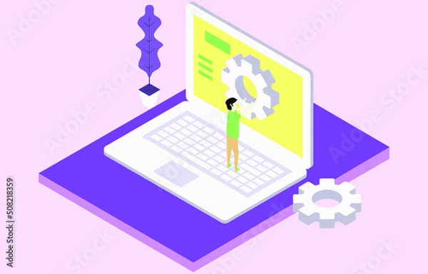 Obraz social network concept