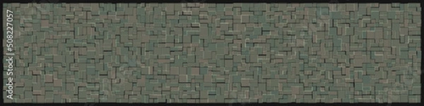 Fototapeta Offset Quads generative art background art illustration