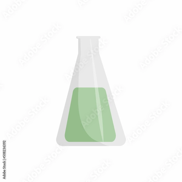 Fototapeta laboratory flask