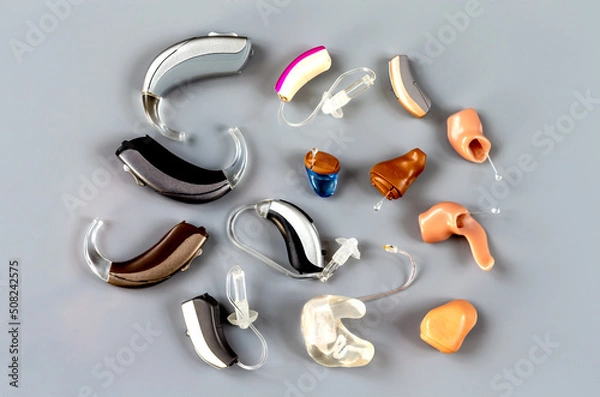 Fototapeta Troubles of hearing - various solutions