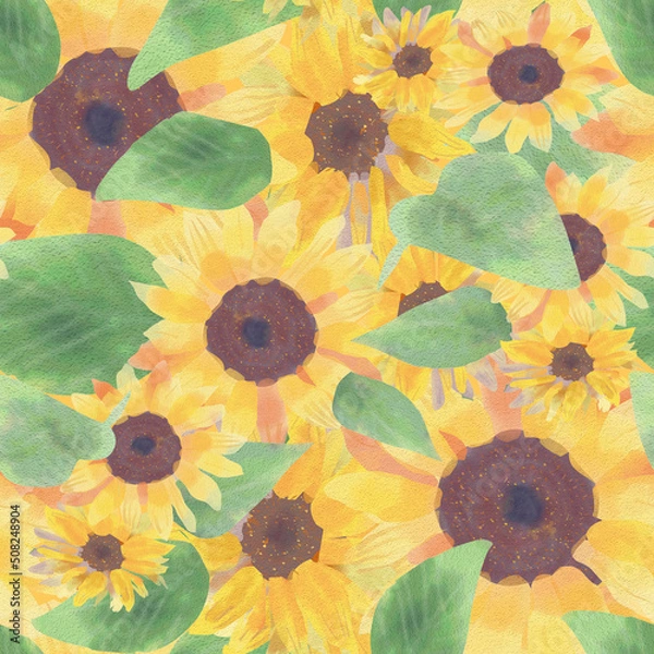 Obraz Sunflower Pattern Small