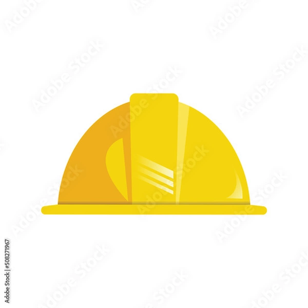 Fototapeta Safety Helmet Flat Icon Logo Illustration Vector Isolated. Labour Day, May Day, Industry, And Construction Icon-Set. Suitable for Web Design, Logo, App, and Upscale Your Business.