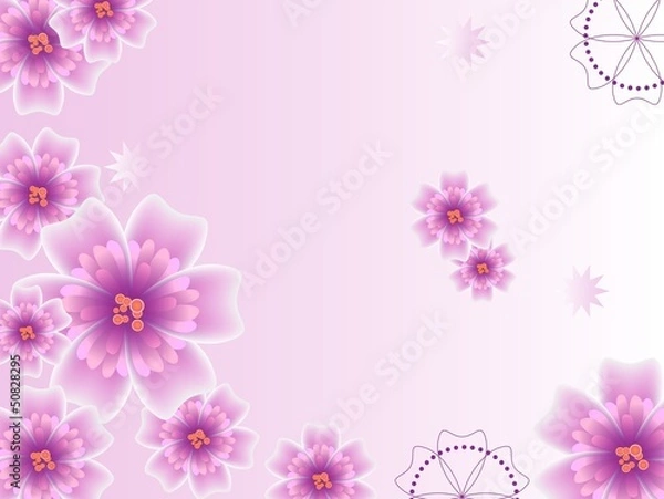 Obraz Flowers background