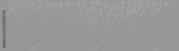 Obraz Abstract sparkles isolated on a transparent background. Bokeh lights effect. Vector dust sparks and bright stars shine with special light effect. Christmas sparkling magical. Vector illustration