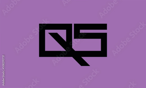 Obraz QS SQ Q S Images Illustrations Vectors Letter