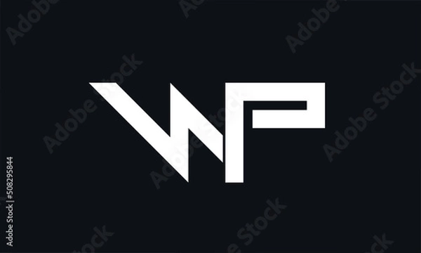 Obraz WP PW W P Images Illustrations Vectors Letter