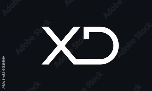 Obraz XD DX X D Images Illustrations Vectors Letter