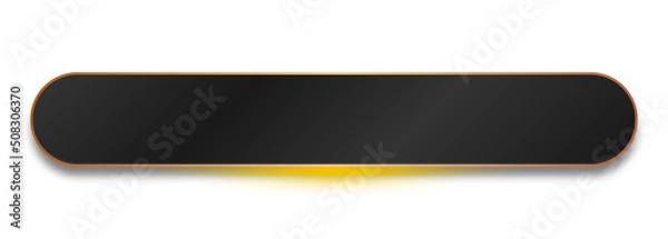 Fototapeta neon dark rectangle banner