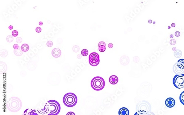 Obraz Light Pink vector backdrop with dots.