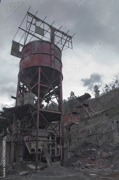 Obraz Mina de mercurio