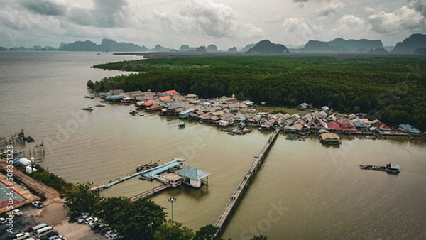 Obraz fishing village