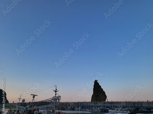 Obraz 울릉도 저동항 노을