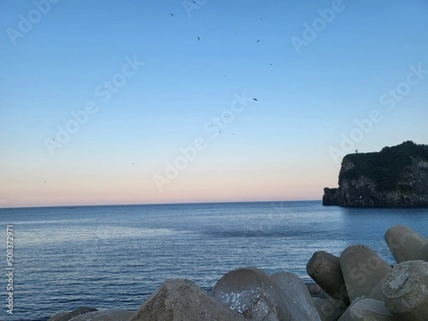 Obraz 울릉도 저동항 노을