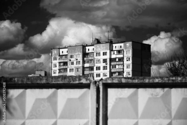 Fototapeta building in the city