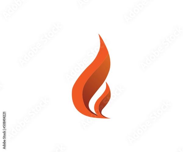 Obraz Fire logo design