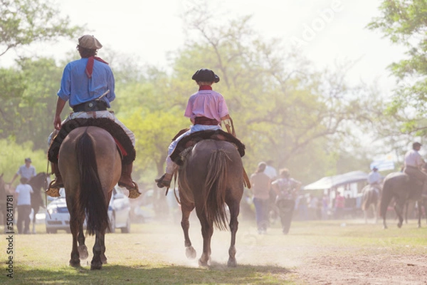 Obraz Gauchos, Festiwal Tradycji, San Antonio de Areco, Argentyna