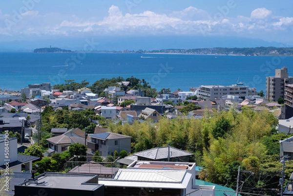 Fototapeta 葉山町の街並み