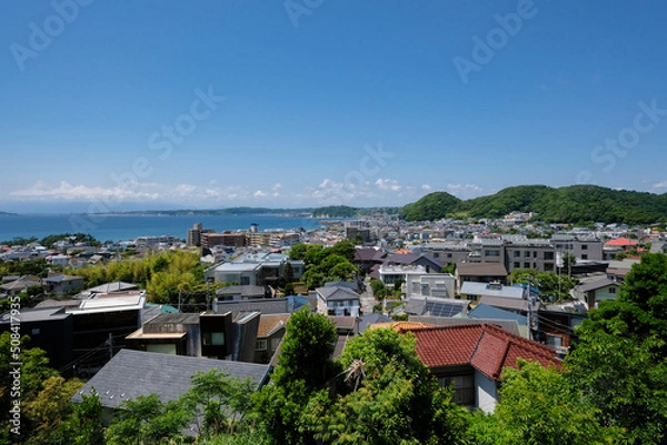 Obraz 葉山町の街並み