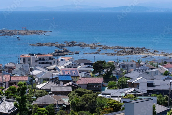 Fototapeta 葉山町の街並み