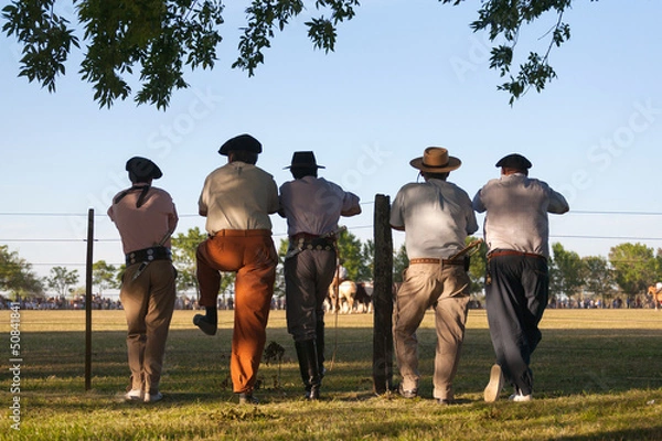 Fototapeta Gauchos, Fiesta de la tradycja, San Antonio de Areco, Argentyna