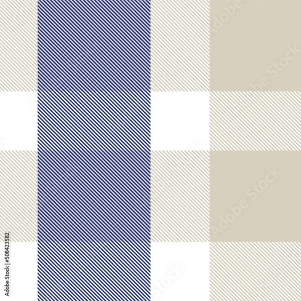 Fototapeta Brown Asymmetric Plaid textured Seamless Pattern