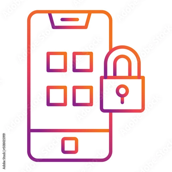 Obraz Mobile Security Icon