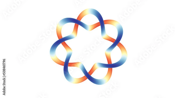 Fototapeta トーラスの結び目