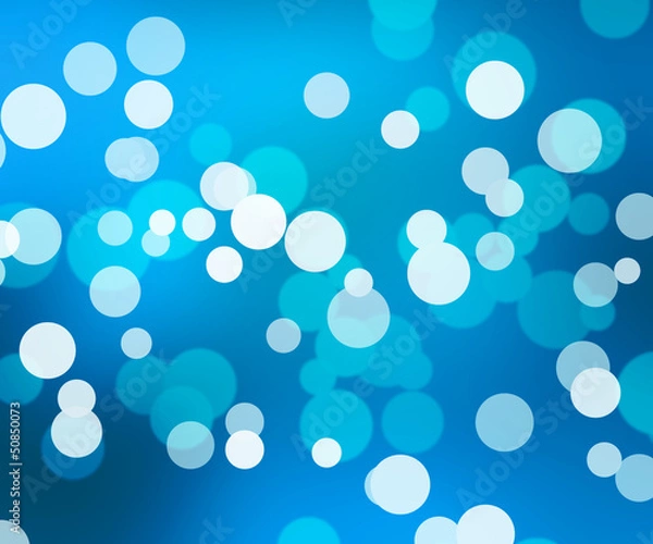 Obraz Blue Simple Bokeh Abstract Background