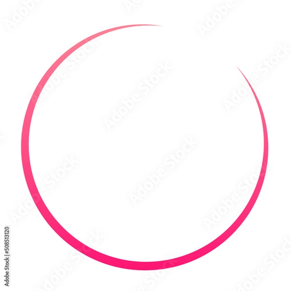 Fototapeta tear circle frame
