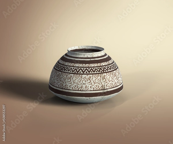 Obraz A beautiful ceramic pottery design