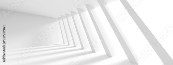 Fototapeta Modern Building Background. Monochrome Technology Design