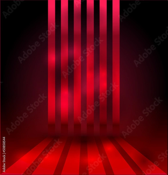 Obraz Abstract vector strips background