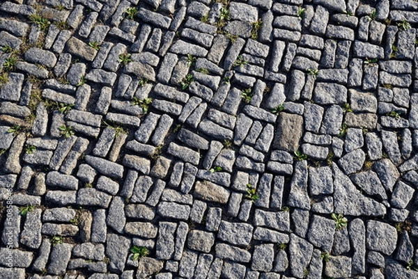 Obraz Straßenpflaster, alt, antik, handbehauen