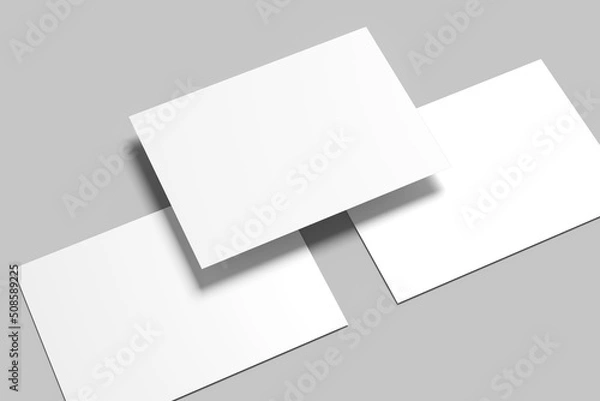 Fototapeta A6 Postcard mockup