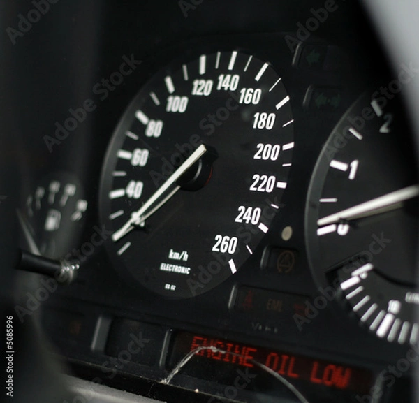 Fototapeta speedometer