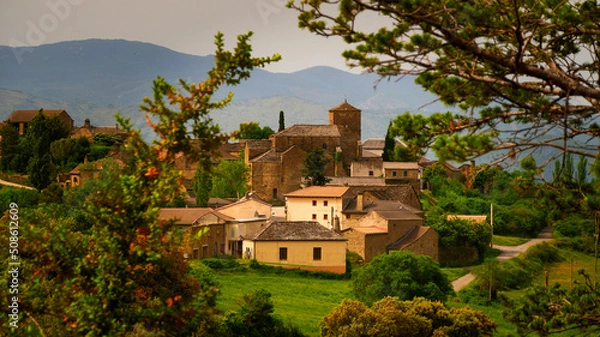 Obraz Bernues, Jaca, Aragón, España