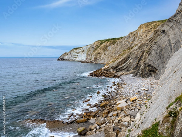 Fototapeta Flysch at Barrika