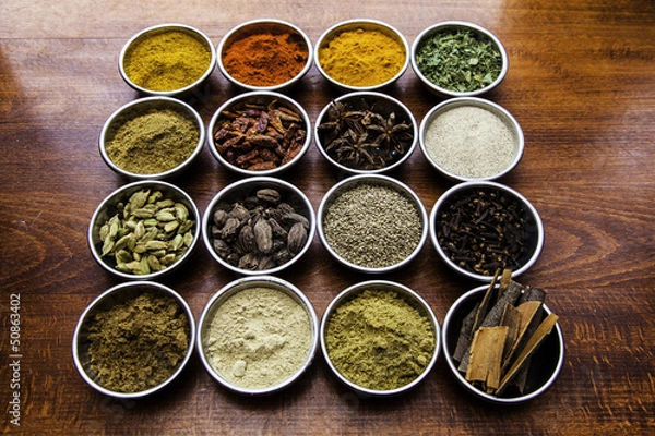 Obraz Indyjskie przyprawy