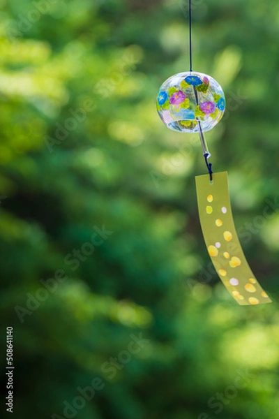 Obraz 緑と風鈴　日本の夏のイメージ