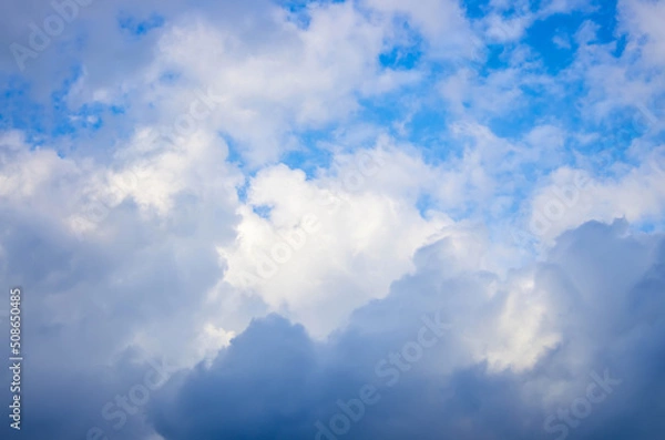 Fototapeta blue sky with clouds