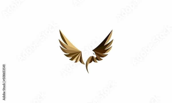 Obraz brown eagle polygon