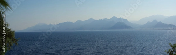 Obraz fog over the river